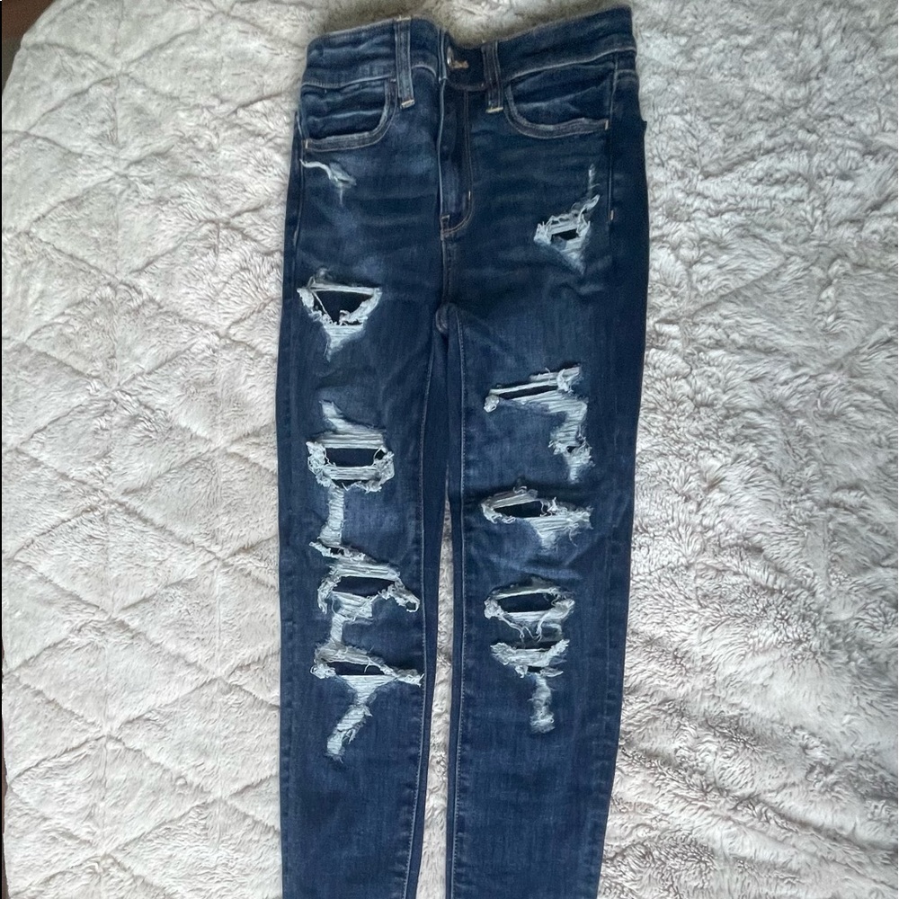 AMERICAN EAGLE HIGH RISE JEGGINGS